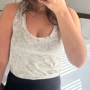 Lululemon Athletica White Tank Top